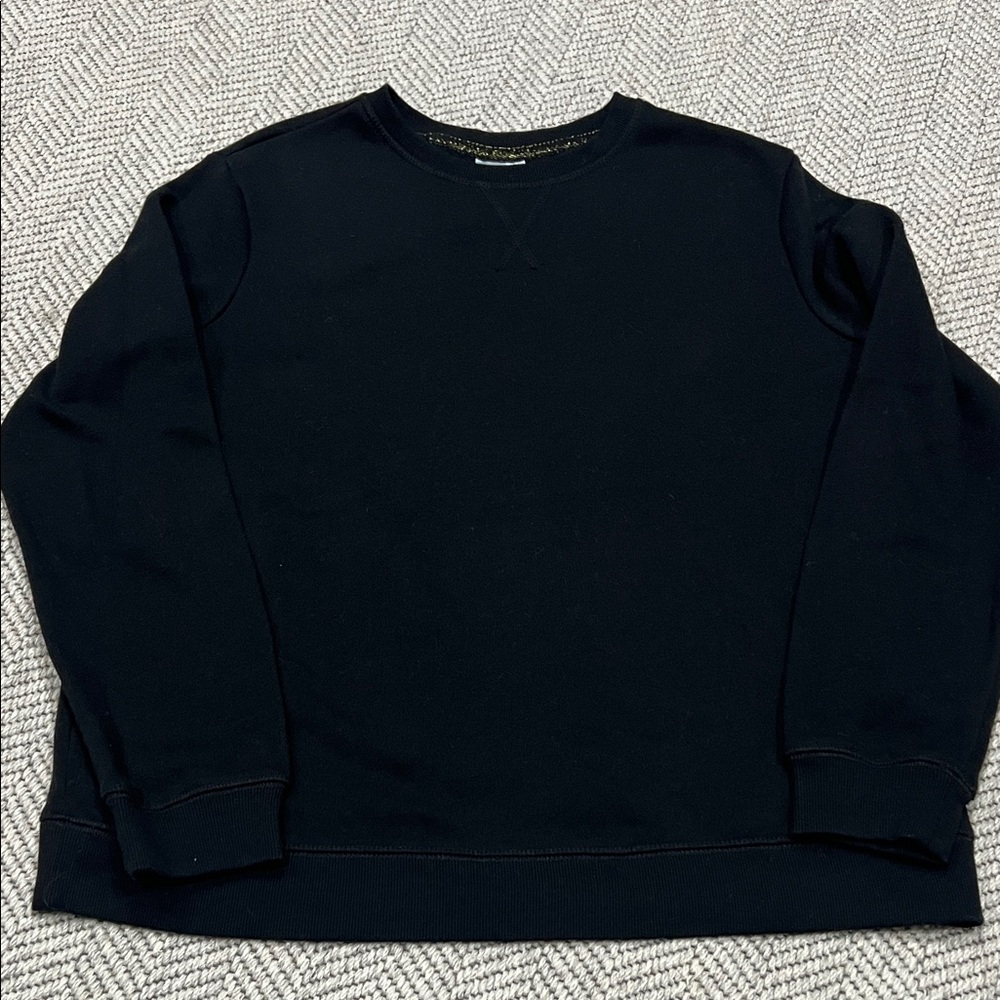 Wondershop Black Crewneck Pajamas Sweater
